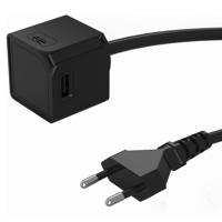 Powercube usbcube extended usb a en c zwart - thumbnail