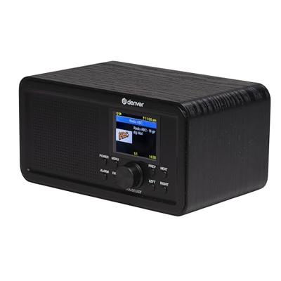 Denver DIR-200 Internetradio DAB+, FM, Internet Internetradio, FM, Bluetooth, DAB+, WiFi Wekfunctie Zwart