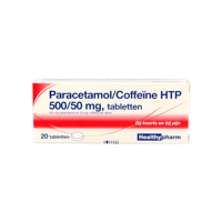 Healthypharm Paracetamol 500mg coffeine 20 Tabletten - thumbnail