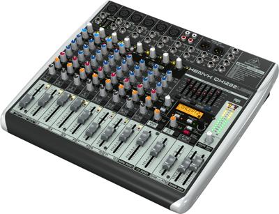 Behringer Xenyx QX1222USB PA en studiomixer