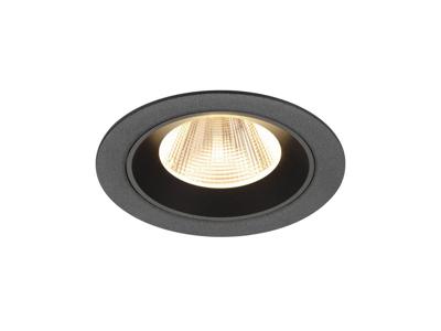 SLV InbouwspotNuminos M zwart 2700K - 20gr - 1009595