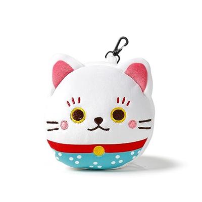 Relaxeazzz Maneki Neko Gelukskat Rond Reiskussen & Slaapmasker