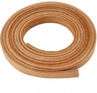 Creativ Company Leerband, b: 10 mm, dikte 3 mm, naturel, 2 m/ 1 doos - thumbnail