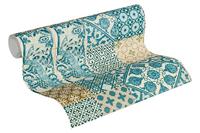 Livingwalls Metropolitan Stories blauw behang | 369233 - thumbnail