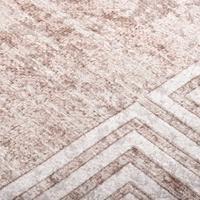 Vloerkleed wasbaar anti-slip 190x300 cm beige - thumbnail