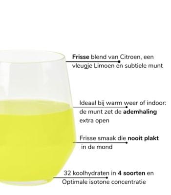 Neapharma isotoon poeder isotonic limoen-munt pot 1,5kg - thumbnail