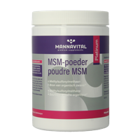 Mannavital MSM poeder platinum 500 Gram - thumbnail
