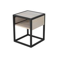 Nachtkastje Aurora Eiken Wit Zand - thumbnail