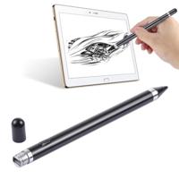 Korte universele oplaadbare Capacitieve Touch scherm Stylus Pen met 2 3 mm Superfine metalen Nib voor iPhone iPad Samsung en andere Capacitieve To - thumbnail