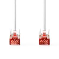 Nedis CAT6a netwerkkabel | S/FTP | RJ45 Male | RJ45 Male | 0.25 m | Snagless | Rond | LSZH | Wit | Doos - CCGB85330WT025 - thumbnail