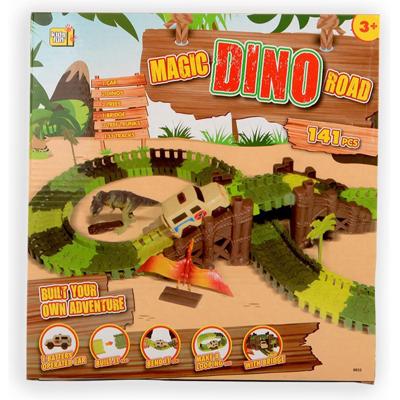 Jonotoys Magic dino road, bouw je eigen dino avonturen baan Jonotoys Magic dino road, bouw je eigen dino avonturen baan