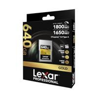 Lexar Pro Gold 640GB 4.0 CFexpress Type A VPG400 - R1800/W1650 MB/s - thumbnail