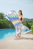 Bestway Luchtmatras Opblaasbare Sirene Iridees 193x101 cm Strand en Zwembad 43413 - thumbnail