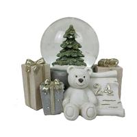 Kerstversiering DKD Home Decor Hars Beer (11 x 9 x 9 cm) (2 Stuks) - thumbnail