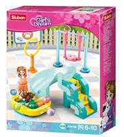 Sluban Girl's dream hondenspeeltuin (m38-b0970e) - thumbnail