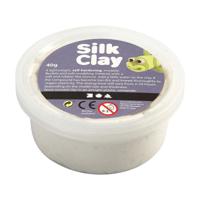 Silk Clay - wit, 40gr. - thumbnail