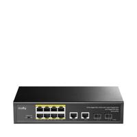 Cudy GS1010PS2 netwerk-switch Unmanaged Gigabit Ethernet (10/100/1000) Power over Ethernet (PoE) Zwart - thumbnail