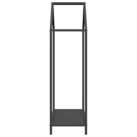 Brandhoutrek 40x25x90 cm koudgewalst staal zwart - thumbnail