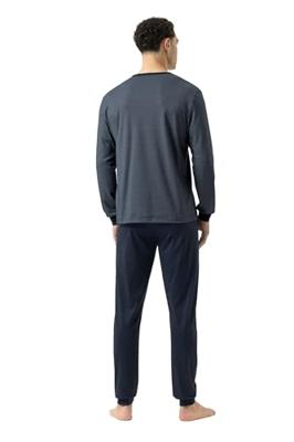 Mey Pyjama Bennison blauw