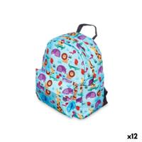 Schoolrugzak dieren Multicolour 28 x 12 x 22 cm (12 Stuks) - thumbnail