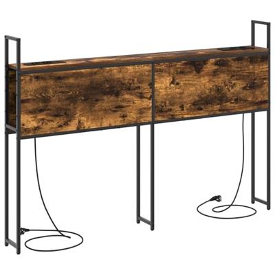 Opberghoofdbord Gerookt eiken 150 cm Bewerkt hout Opberghoofdbord Gerookt eiken 150 cm Bewerkt hout