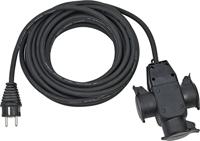 Brennenstuhl 1167810301 power uitbreiding 10 m 3 AC-uitgang(en) Buiten Zwart - thumbnail
