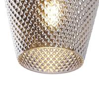 QAZQA Smart plafondlamp messing met smoke glas incl. Wifi A60 - Karce - thumbnail