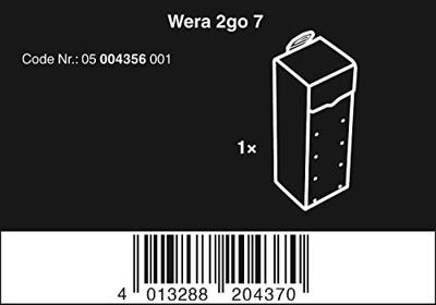 Wera 2go 7 Gereedschapskist - thumbnail
