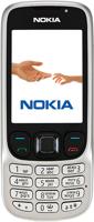 Nokia 6303i, all carriers, 2048 GB, mobiele telefoon (camera met 3,2 MP, MP3, Bluetooth) klassiek staal - thumbnail