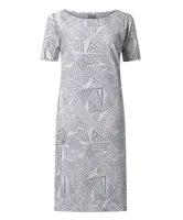 Tricot dames nachthemd Korte mouw - 224149 - katoenen nachthemd - thumbnail