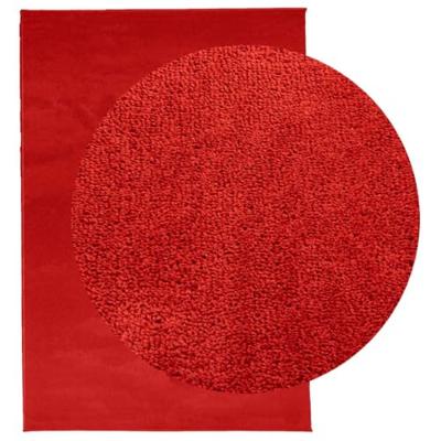 VidaXL Vloerkleed oviedo laagpolig 120x170 cm rood