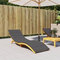 VidaXL Ligbedkussen 200x70x3 cm oxford stof antracietkleurig - thumbnail