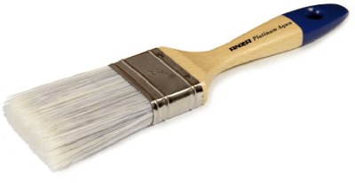 ANZA Platinum Aqua verfkwast plat voor watergedragen verven - 2.5 / 40 mm