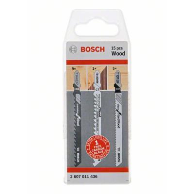 Bosch Accessories 2607011436 JSB, hout, verpakking van 15 stuks 15 stuk(s) Bosch Accessories 2607011436 JSB, hout, verpakking van 15 stuks 15 stuk(s)