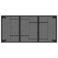 Tuintafel 165x80x72 cm staal antracietkleurig - thumbnail