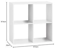 Planken Atmosphera Dinamic 4 Planken Hout (67,6 x 32 x 67, 6 cm) - thumbnail