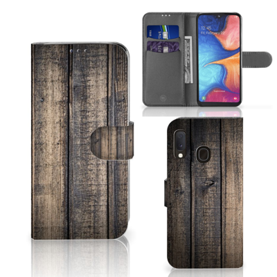 Samsung Galaxy A20e | Book Style Case | Steigerhout