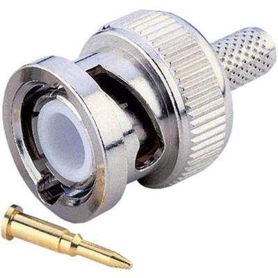 TRU COMPONENTS 1579452 BNC-connector Stekker, recht 50 Ω 1 stuk(s)