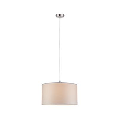 Paulmann Tessa 70924 Hanglamp LED E27 60 W Crème, RVS (geborsteld)