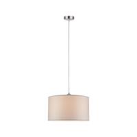 Paulmann Tessa 70924 Hanglamp LED E27 60 W Crème, RVS (geborsteld) - thumbnail