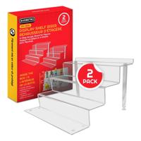 Evoretro Acrylic Shelf Riser 2-Pack RS6 - thumbnail