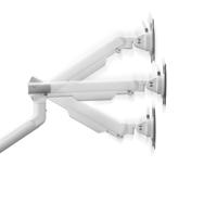 One For All Design Single white Monitor-tafelbeugel 33 cm (13) - 88,9 cm (35) Wit In hoogte verstelbaar, Kantelbaar en roteerbaar, Zwenkbaar - thumbnail