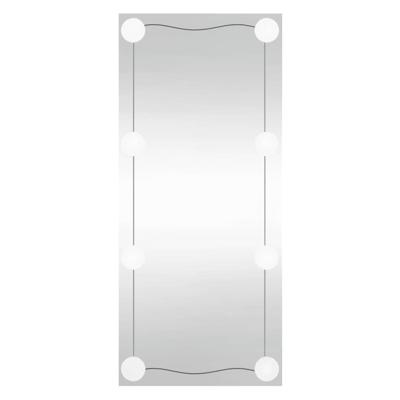 VidaXL Wandspiegel met led's rechthoekig 30x80 cm glas