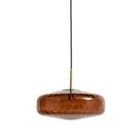 Light & Living HanglampPleat goud met bruin Ø 40cm - 2972064 - thumbnail