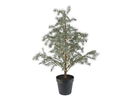 Mini boom prelit d35h80 cm groen/wit Everlands - Everlands