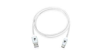 iogear Charge & Sync Flip Pro USB-kabel, 1 m, USB C, USB A, wit – USB-kabel (1 m, USB C, USB A, 2.0, stekker op bus, connector, wit)