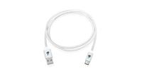iogear Charge & Sync Flip Pro USB-kabel, 1 m, USB C, USB A, wit – USB-kabel (1 m, USB C, USB A, 2.0, stekker op bus, connector, wit) - thumbnail