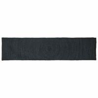 Vloerkleed Donkergrijs 60 x 250 cm Jute - thumbnail