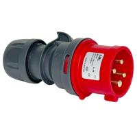 Enzo CEE 4P/16A/400V stekker rood 6315150 - thumbnail