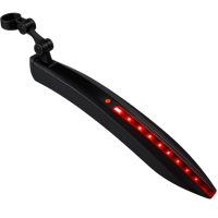 Mirage spatbord achter op zadelpen met ledstrip - thumbnail